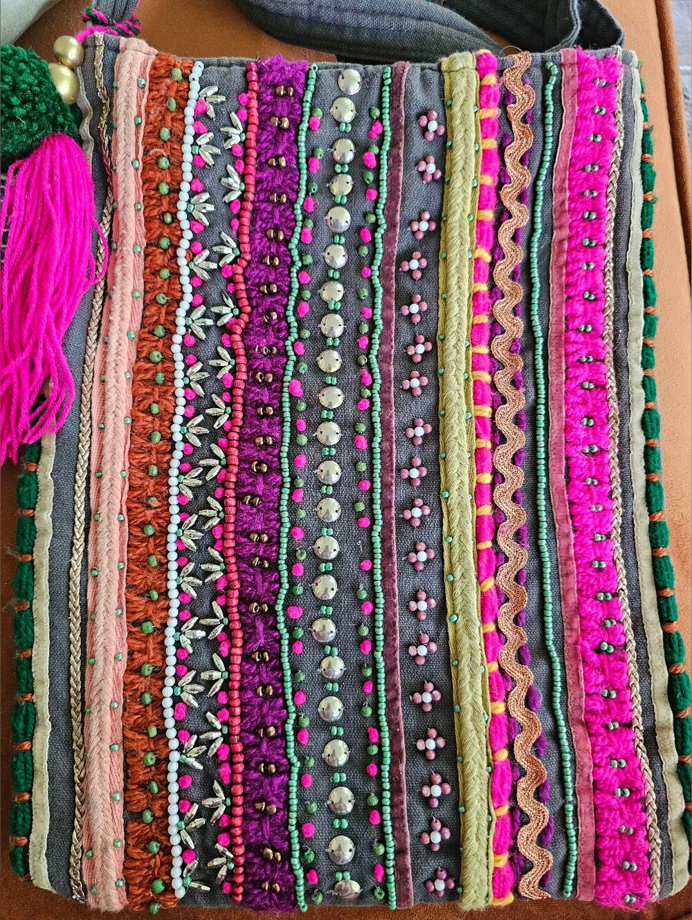 BOHO Decorated Crossbody Bag